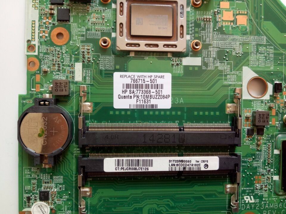Für HP 15-P 766472-001 Laptop-Motherboard i7-4510u 840M 2 GB DDR3